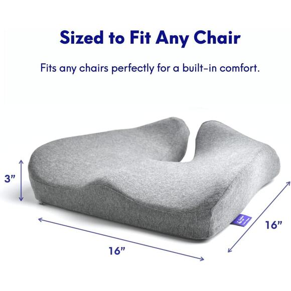NEW C CUSHION LAB Patented Pressure Relief Seat CushionChair, Car, Wheelchair - Picture 2 of 9